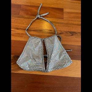 NWOT Rave Wonderland Holographic Halter Top